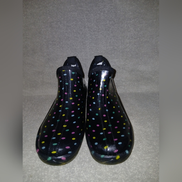 Colorful Polka Dot Women's Rain Boots - Picture 1 of 7